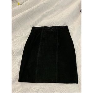 Suade Extra Femme collection genuine suade skirt